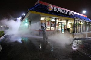 Curve Cleaning at Burger King