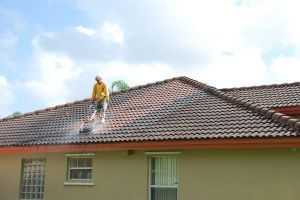 residential pressure cleaning roof